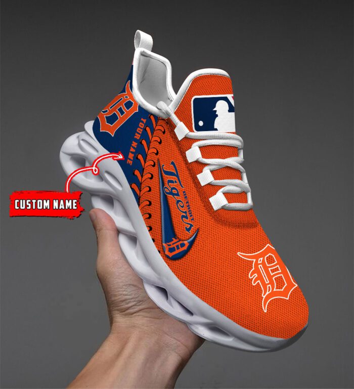 Detroit Tiger MLB Max Soul Shoes Custom Name Gift For Fans MSW1167