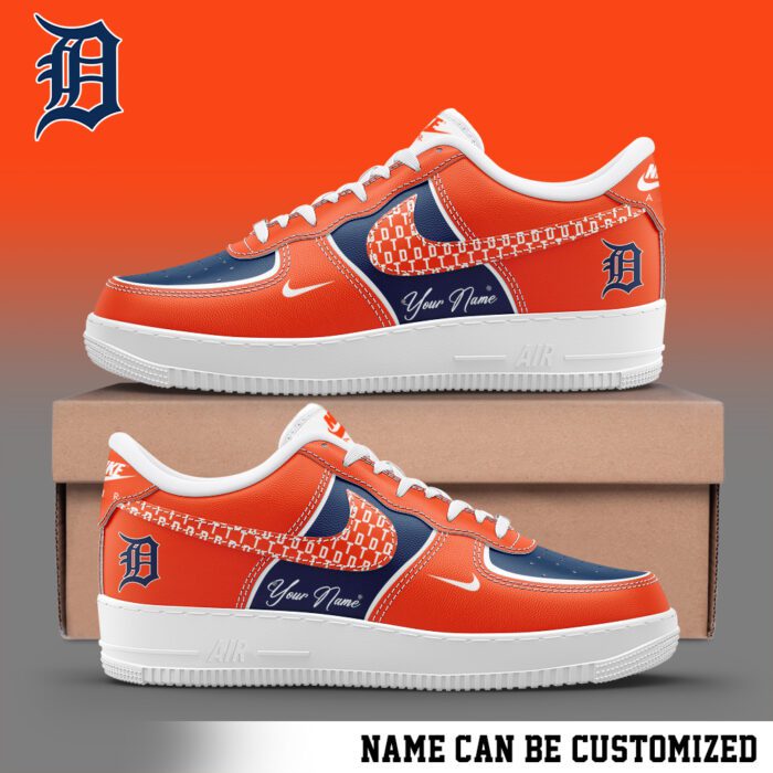 Detroit Tigers Air Force 1 Low MLB Sneakers AFS1074