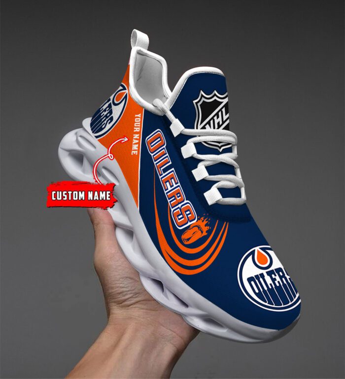 Edmonton Oilers NHL 2024 Personalized Max Soul Shoes Collection MSW1042