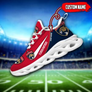 Florida Panthers Custom Name NHL Max Soul Shoes MSW1076