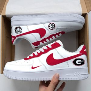 Georgia Bulldogs NCAA Air Force Sneakers AF1 Limited Shoes AFS1009