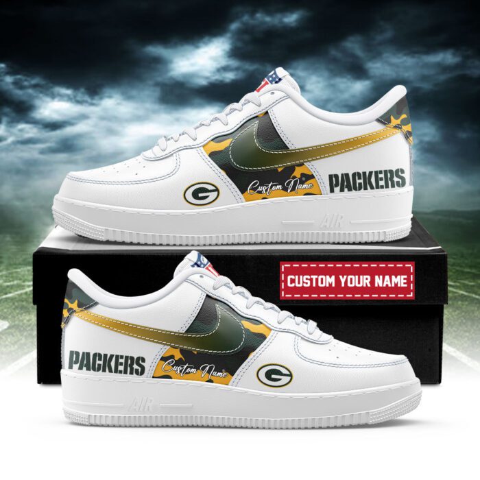 Green Bay Packers NFL Air Force 1 Sneakers AF1 Trending Shoes For Fans AFS1186