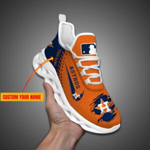Houston Astros MLB Personalized Max Soul Shoes MSW1201