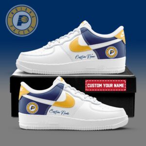 Indiana Pacers NBA Playoffs 2024 Personalized AF1 Sneakers