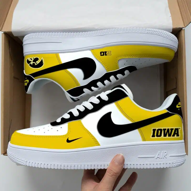 Iowa Hawkeyes NCAA Air Force Sneakers AF1 Limited Shoes AFS1010