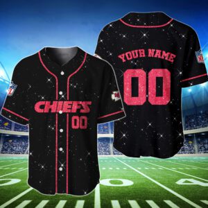 Kansas City Chiefs NFL Baseball Jersey Shirt 2024 Custom Name BTL1060