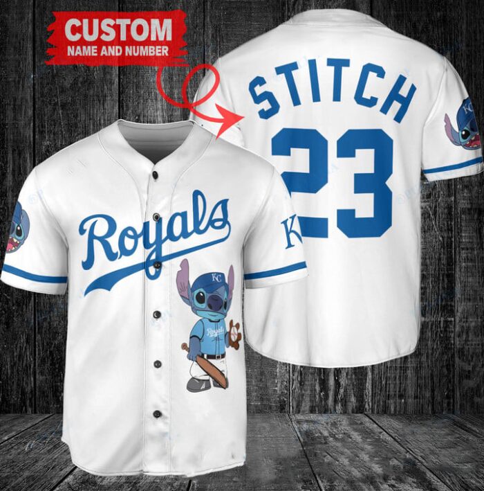 Kansas City Royals Custom MLB Stitch Baseball Jersey BTL1196