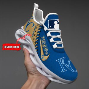 Kansas City Royals MLB Max Soul Shoes Custom Name Gift For Fans MSW1170