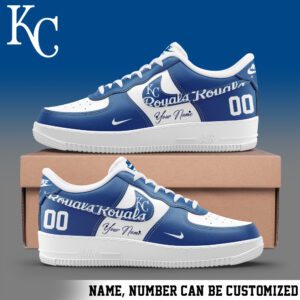 Kansas City Royals MLB Personalized AF1 Shoes AFS1121