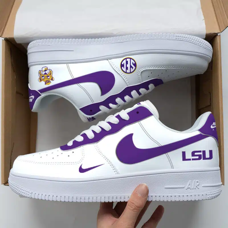 LSU Tigers NCAA Air Force Sneakers AF1 Limited Shoes AFS1014