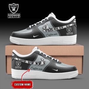 Las Vegas Raiders NFL Personalized Air Force 1 Sneakers AFS1153