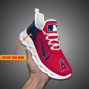 Los Angeles Angels MLB Max Soul Shoes Custom Name Gift For Fans MSW1168