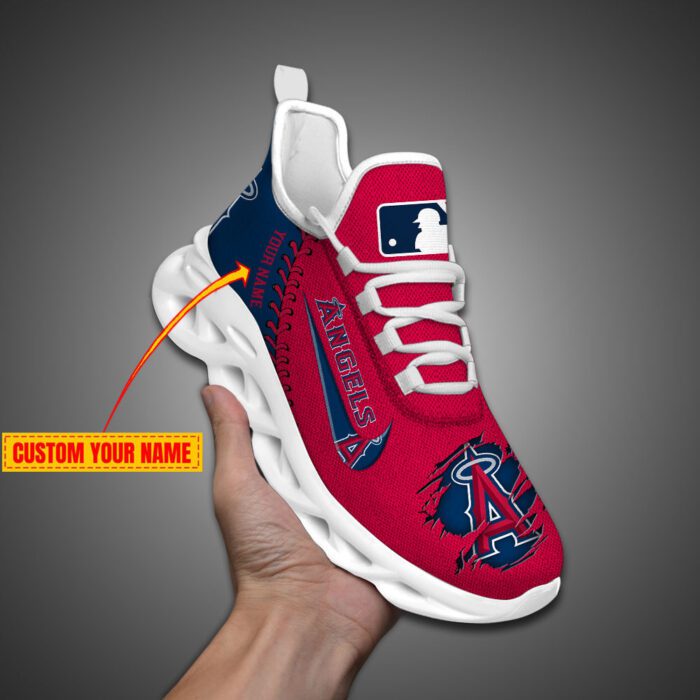 Los Angeles Angels MLB Personalized Max Soul Shoes MSW1200