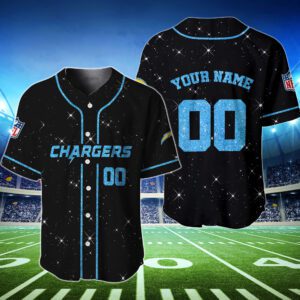 Los Angeles Chargers NFL Baseball Jersey Shirt 2024 Custom Name BTL1065