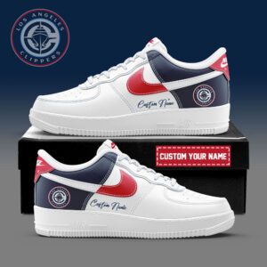 Los Angeles Clippers NBA Playoffs 2024 Personalized AF1 Sneakers