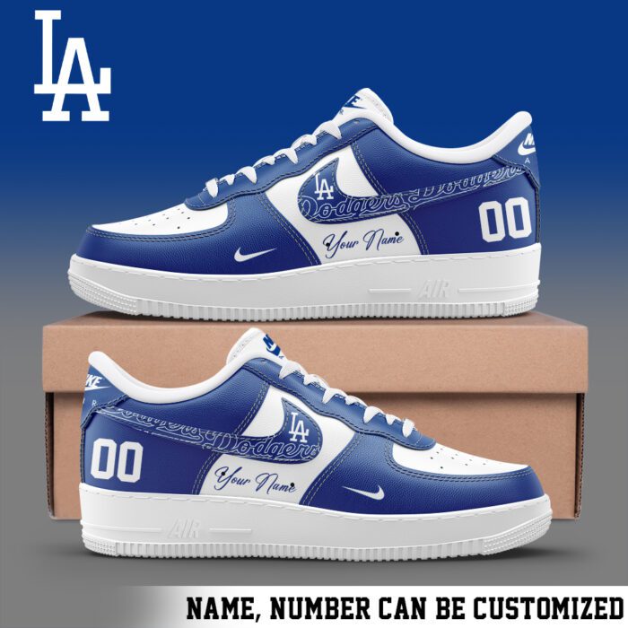 Los Angeles Dodgers MLB Personalized AF1 Shoes AFS1101