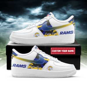 Los Angeles Rams NFL Air Force 1 Sneakers AF1 Trending Shoes For Fans AFS1185