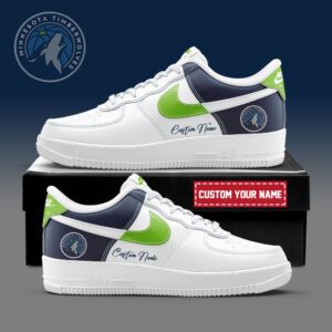 Minnesota Timberwolves NBA Playoffs 2024 Personalized AF1 Sneakers
