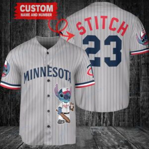 Minnesota Twins Custom MLB Stitch Baseball Jersey BTL1209