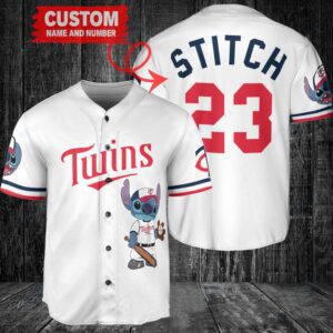 Minnesota Twins Custom MLB Stitch Baseball Jersey BTL1212