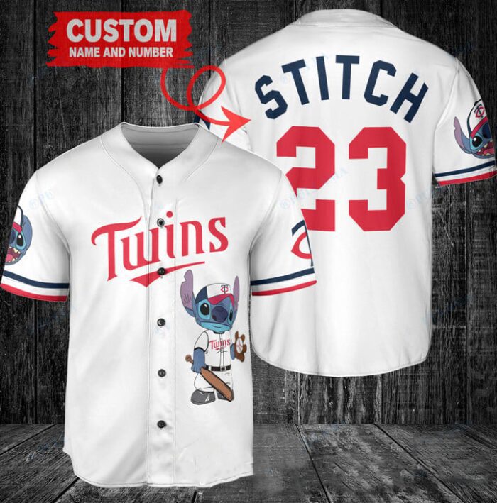 Minnesota Twins Custom MLB Stitch Baseball Jersey BTL1212