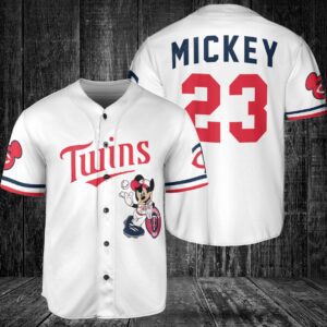Minnesota Twins Custom Mickey Baseball Jersey BTL1126