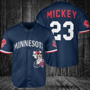 Minnesota Twins Custom Mickey Baseball Jersey BTL1128