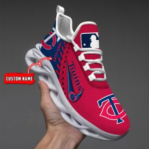 Minnesota Twins MLB Max Soul Shoes Custom Name Gift For Fans MSW1175