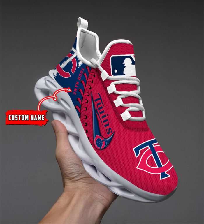 Minnesota Twins MLB Max Soul Shoes Custom Name Gift For Fans MSW1175