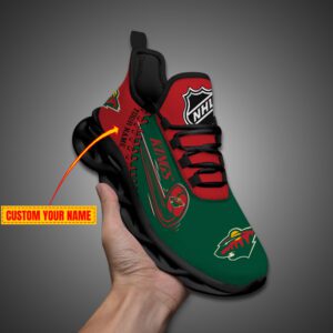 Minnesota Wild NHL 2024 Max Soul Shoes Custom Name Gift For Fans MSW1231
