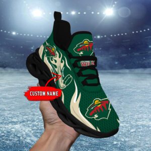 Minnesota Wild NHL 2024 Personalized Max Soul Shoes Collection MSW1019