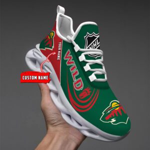 Minnesota Wild NHL 2024 Personalized Max Soul Shoes Collection MSW1043