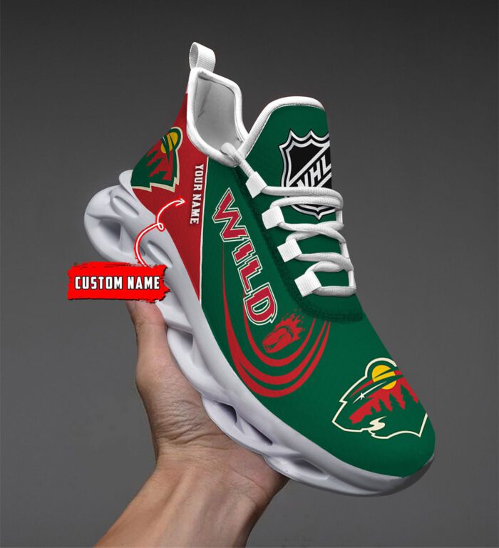 Minnesota Wild NHL 2024 Personalized Max Soul Shoes Collection MSW1043