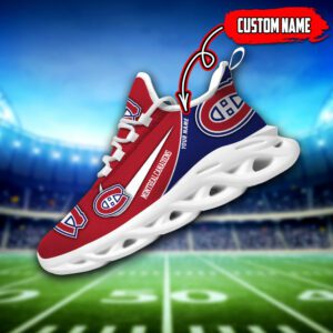 Montreal Canadiens Custom Name NHL Max Soul Shoes MSW1077