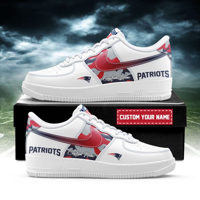 New England Patriots NFL Air Force 1 Sneakers AF1 Trending Shoes For Fans AFS1189