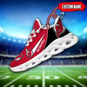 New Jersey Devils Custom Name NHL Max Soul Shoes MSW1075