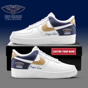 New Orleans Pelicans NBA Playoffs 2024 Personalized AF1 Sneakers