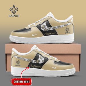 New Orleans Saints NFL Personalized Air Force 1 Sneakers AFS1160