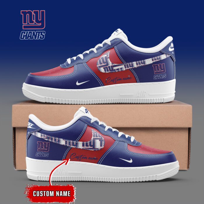 New York Giants NFL Personalized Air Force 1 Sneakers AFS1164