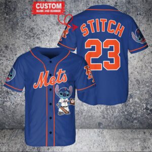 New York Mets Custom MLB Stitch Baseball Jersey BTL1208