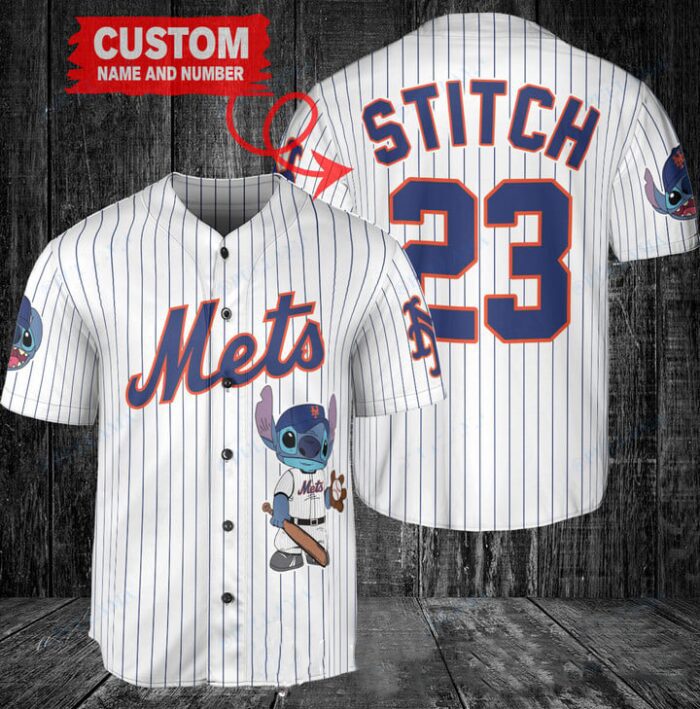 New York Mets Custom MLB Stitch Baseball Jersey BTL1210