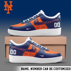 New York Mets MLB Personalized AF1 Shoes AFS1112