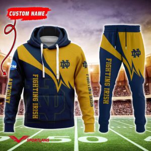 Notre Dame Fighting Irish Ncaa Combo Hoodie And Joggers Gift For Fans CHJ914