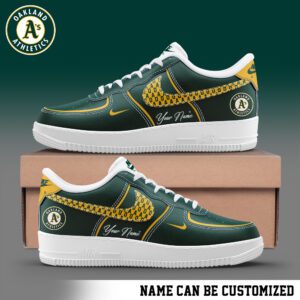 Oakland Athletics Air Force 1 Low MLB Sneakers AFS1084