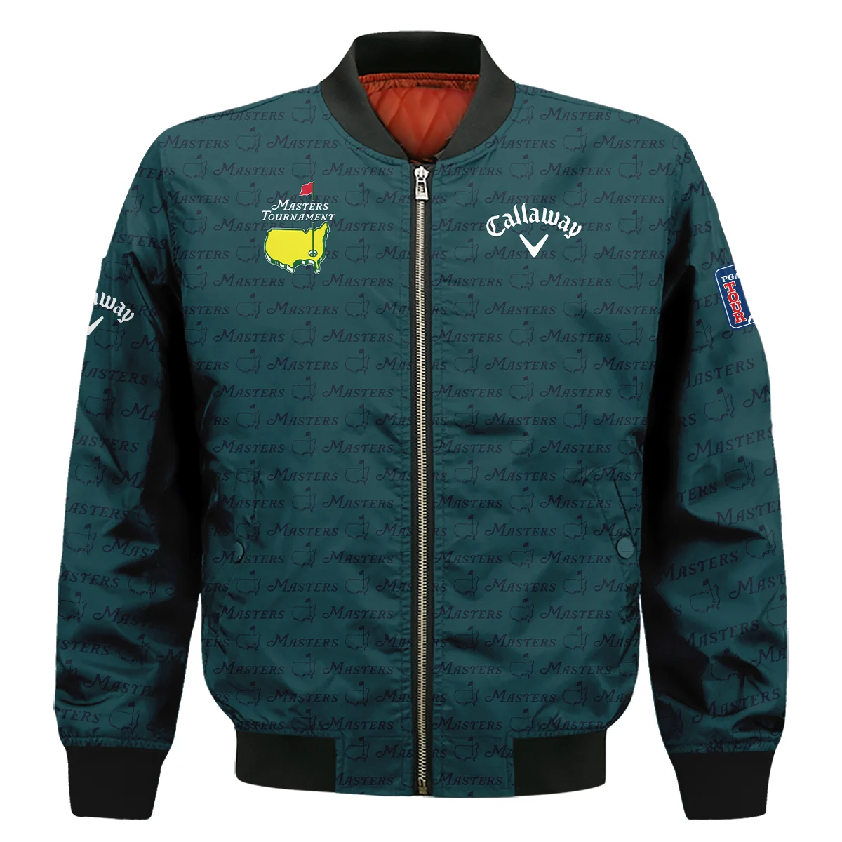 Pattern Dark Green Masters Tournament Callaway Bomber Jacket Color Green Bomber Jacket GBJ1242