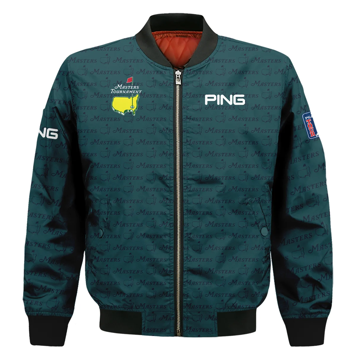 Pattern Dark Green Masters Tournament Ping Bomber Jacket Color Green Bomber Jacket GBJ1234