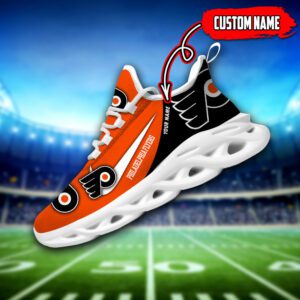 Philadelphia Flyers Custom Name NHL Max Soul Shoes MSW1085