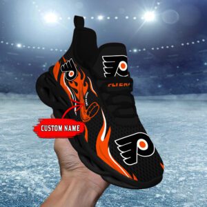 Philadelphia Flyers NHL 2024 Personalized Max Soul Shoes Collection MSW1021
