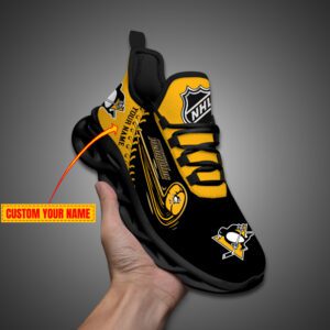 Pittsburgh Penguins NHL 2024 Max Soul Shoes Custom Name Gift For Fans MSW1272