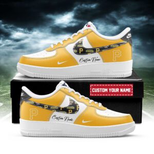 Pittsburgh Pirates MLB AF1 Sneakers Custom Name for Fans AFS1225